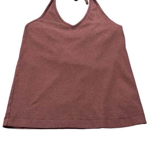 Tank Tops Woman’s Size XL Tank Tops Halter Cropped Ribbed Ruffle Hem Summertime - Picture 4 of 16